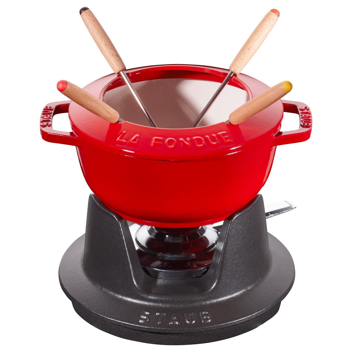 STAUB | SPECIALITIES - Fondue set - Ø 160 mm - litina - třešňově červená