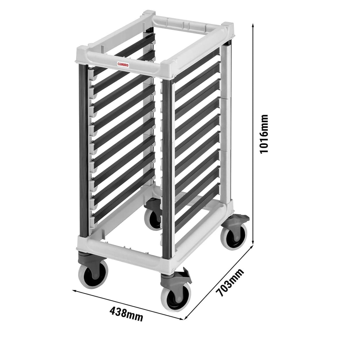 CAMBRO | Vozík CAMSHELVING® pro 9x GN nádob 1/1