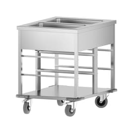 Termo vozík Bain Marie - 2 x GN 1/1 - samostatně nastavitelná teplota vaničky