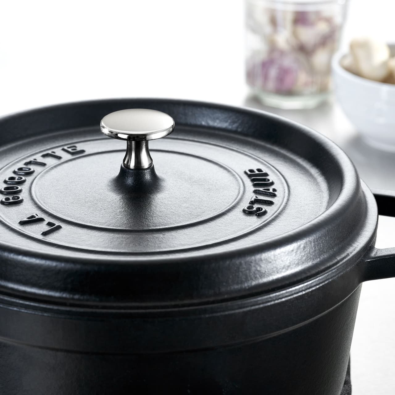 STAUB | Knauf - rund - 40mm - Nickel