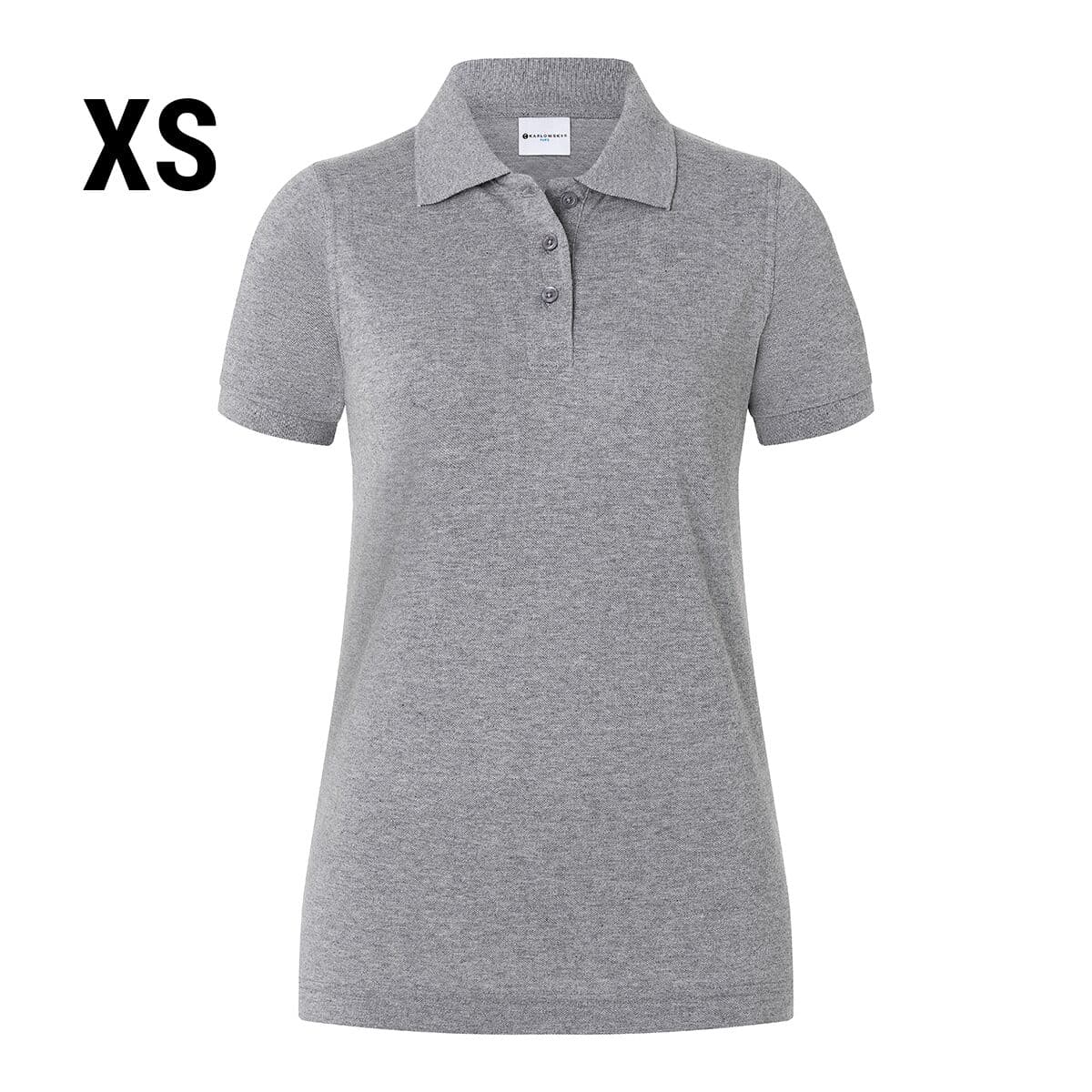 (6 pieces) Karlowsky - Ladies Workwear Poloshirt Basic - Light Grey - Size: XS