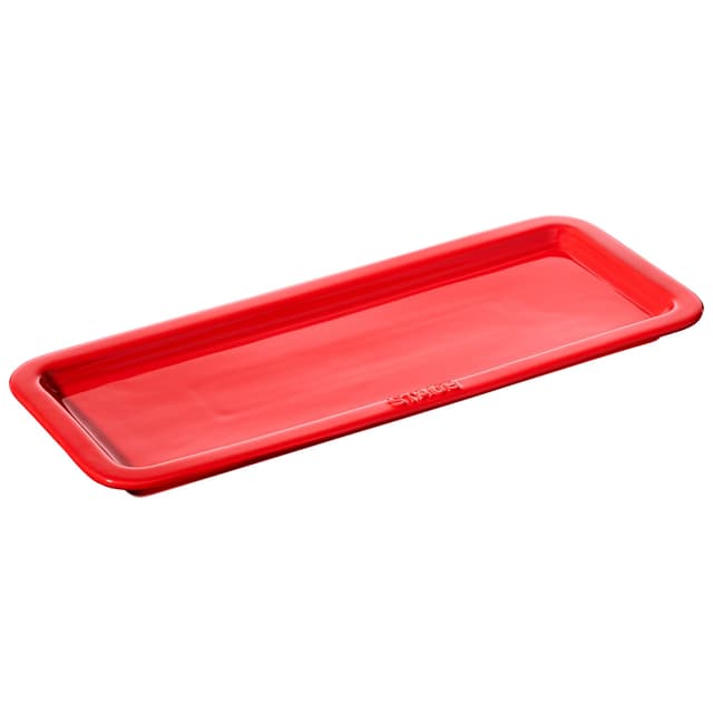 STAUB | CERAMIQUE - Servírovací talíř - 360x140mm - Keramika - třešňově červené