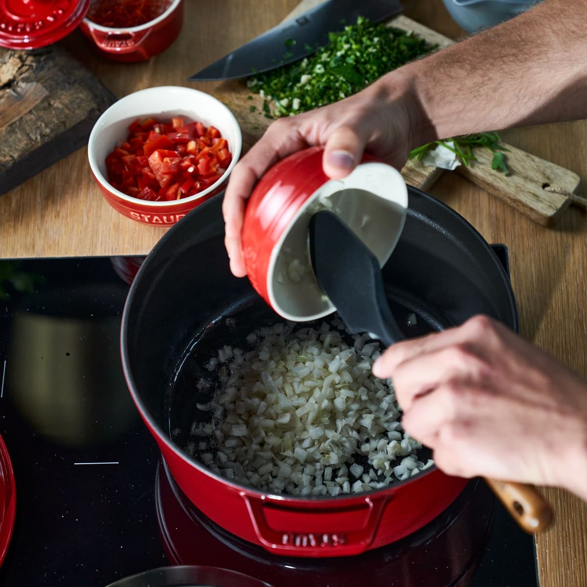 STAUB | LA COCOTTE - kokotka - Ø 260 mm - litina - bordeaux