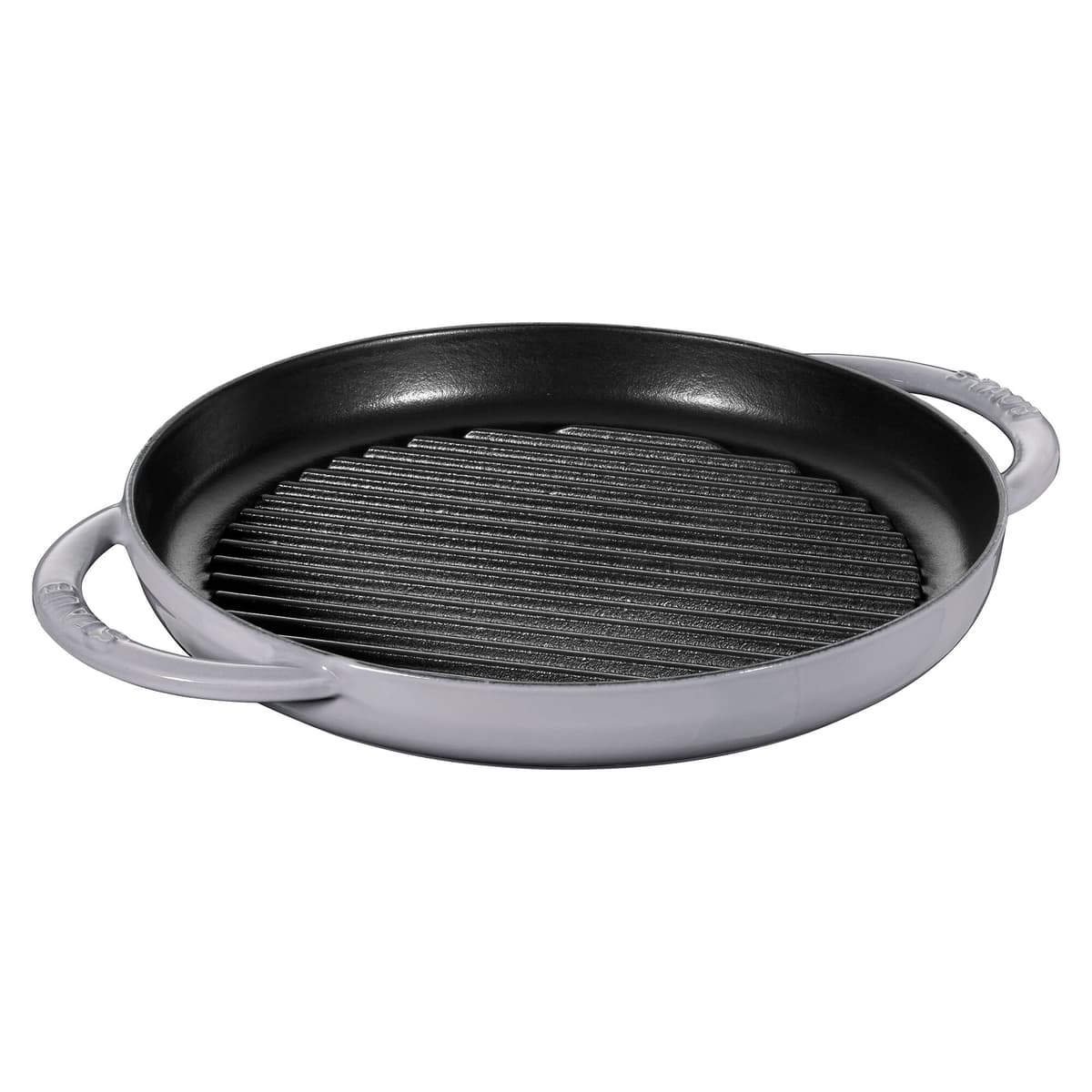 STAUB | GRILL PANS - Grilovací pánev s výlevkou - Ø 260 mm - litina - grafitově šedá