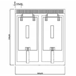 Elektrická fritéza - 11,5 +11,5L (18 kW)