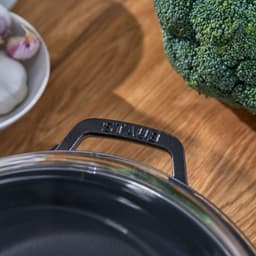 STAUB | BRAISERS - Pečicí hrnec se skleněnou poklicí - 280mm - litina - černý