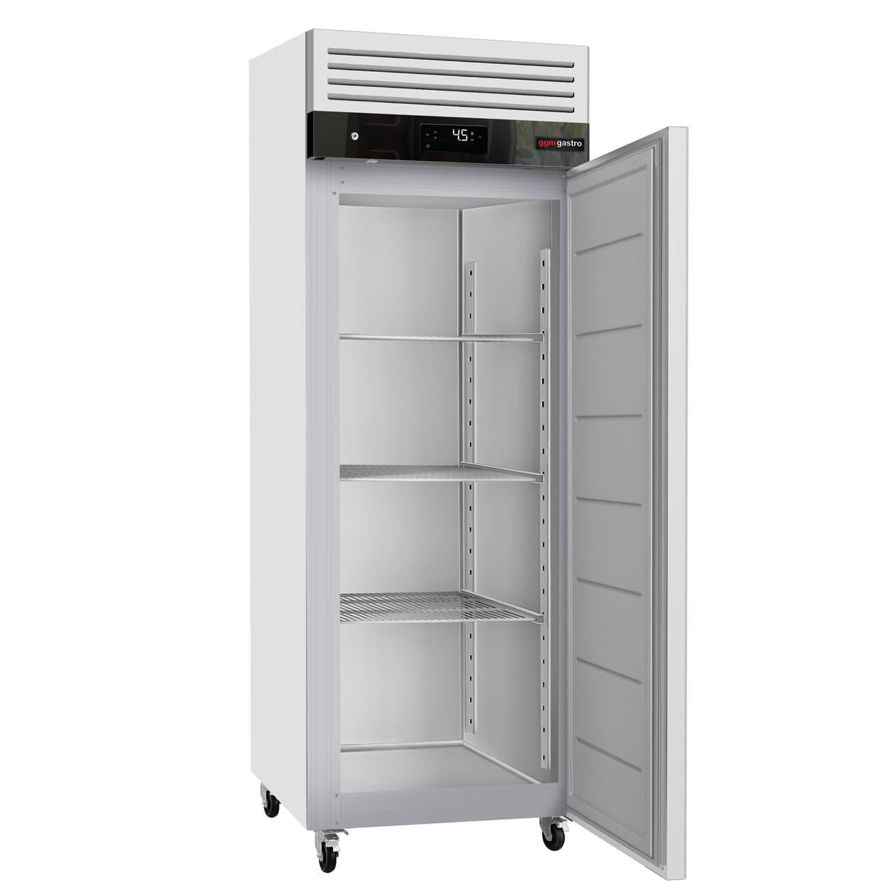 Kühlschrank Edelstahl ECO - GN 2/1 - 700 Liter - mit 1 Tür - Innenseite der Tür aus Kunststoff