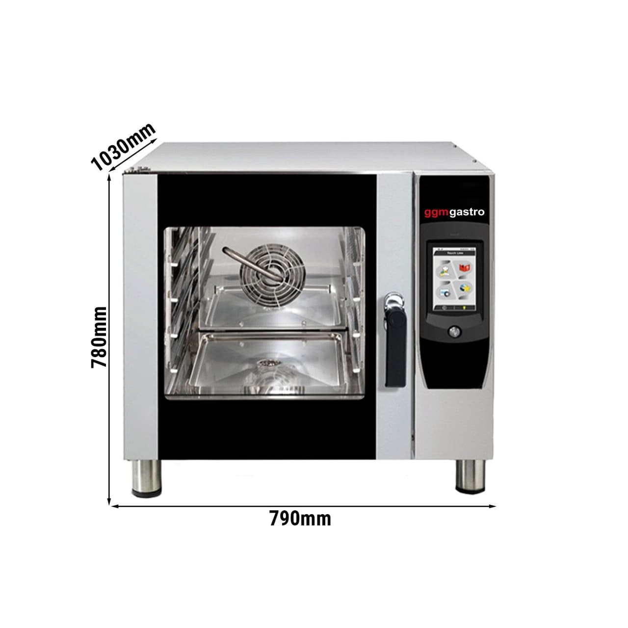 Bakery combi steamer - Touch - 4x EN 60x40 with washing system