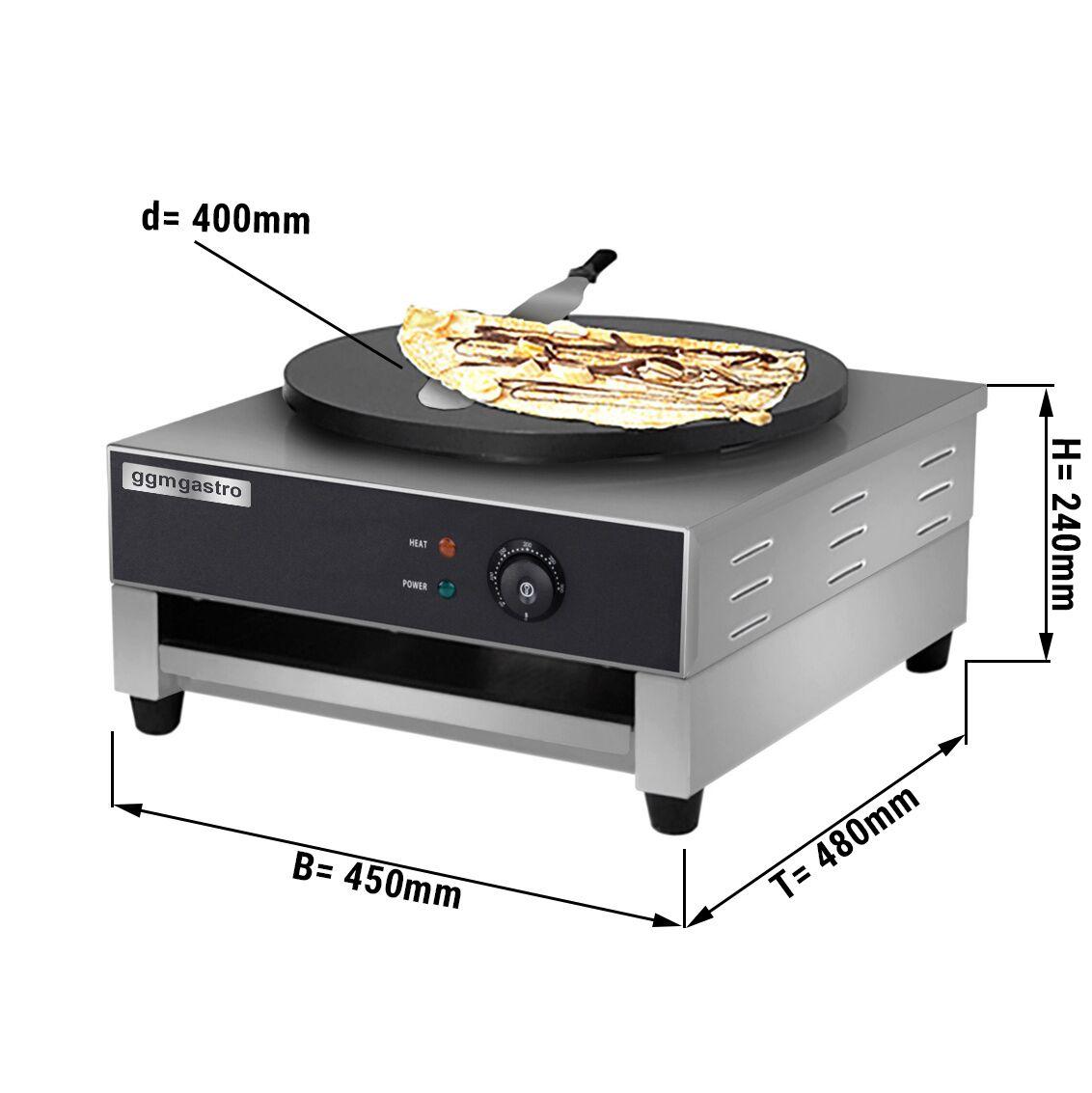 Palačinkovač - s 1 plotýnkou - Ø 40 cm | Crepes maker | Crepes iron | Crepes plate | Crepiere