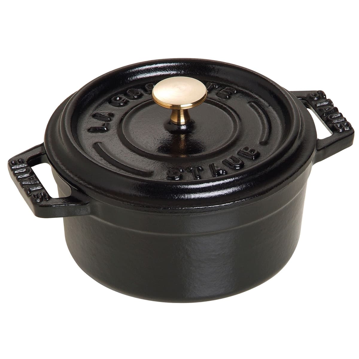 STAUB | LA COCOTTE - Sada hrnců Cocotte - Ø 100 mm - 6dílná - litina - černá