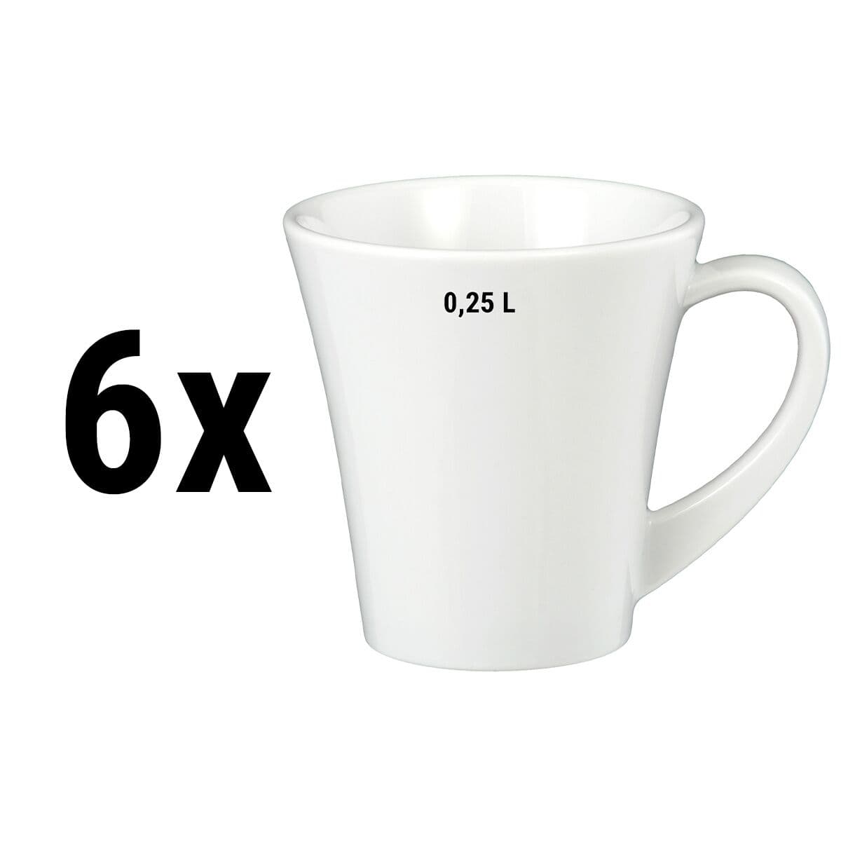 (6 Stück) SELTMANN WEIDEN | Cappuccinotasse - 0,25 Liter