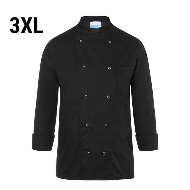 Karlowsky Cooking Jacket Basic - Black - Size: 3XL