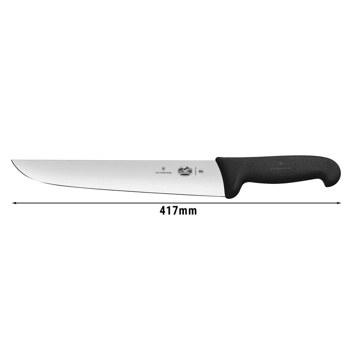 VICTORINOX řeznický nůž - 28 cm - černý