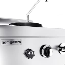 Gas wok cooker - 30 kW - 2 hobs - incl. 1 mini water column