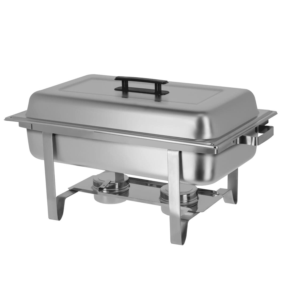 (2 pieces) Chafing dish with lid & stainless steel legs