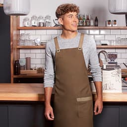 Karlowsky - Bib Apron Urban Look - Cinnamon