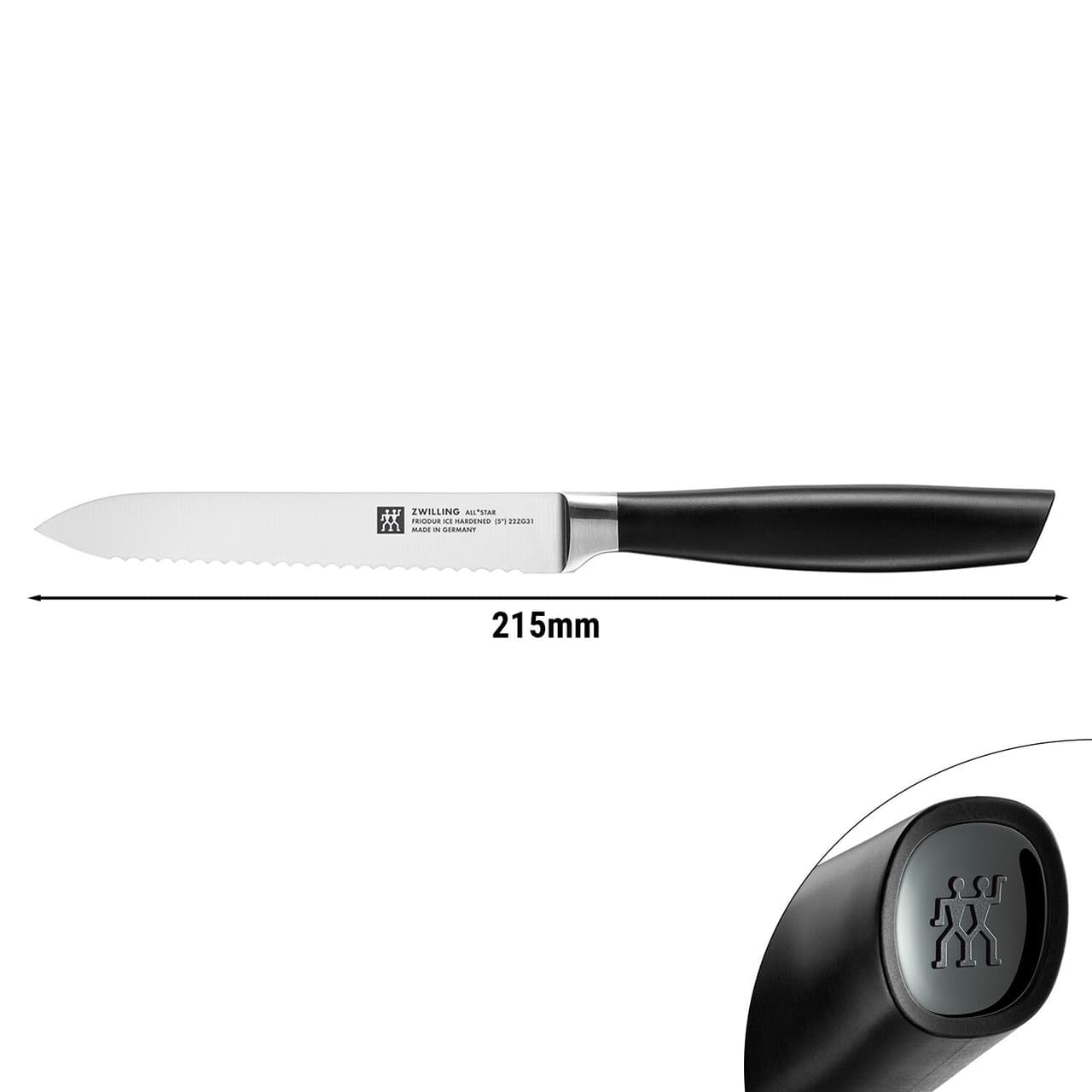 ZWILLING | ALL * STAR - Univerzální nůž - čepel: 130mm - černý