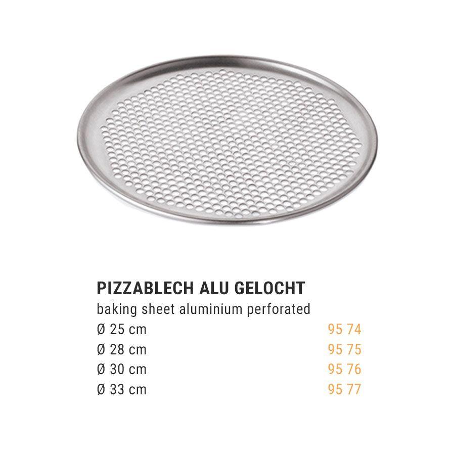 Pizza síto hliníkové - perforovaný - Ø 25 cm