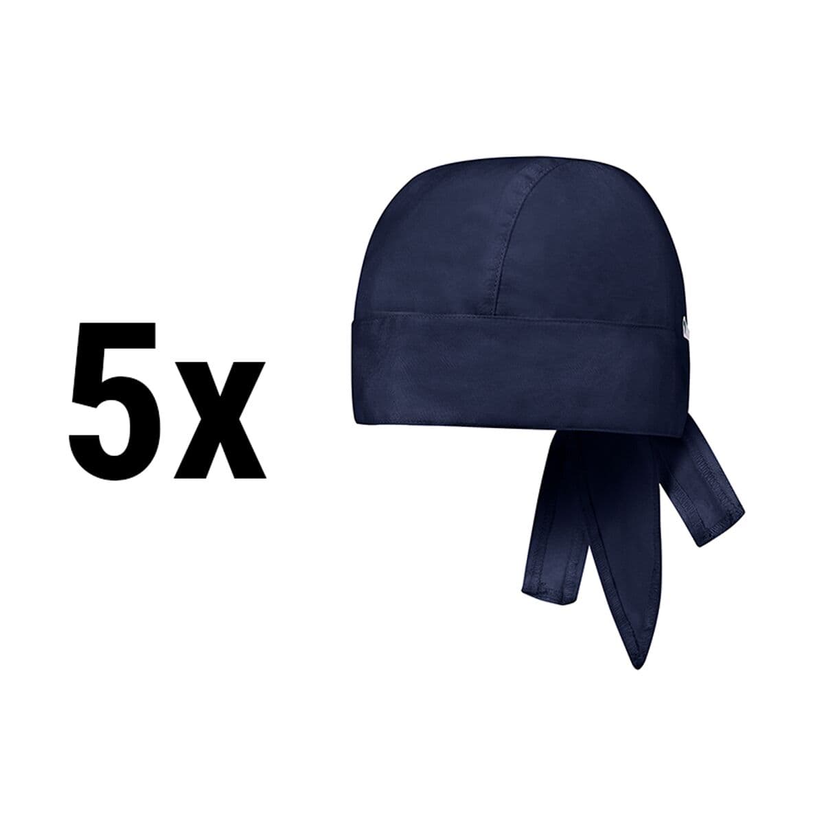 (5 pieces) Karlowsky Bandana Essential - Navy