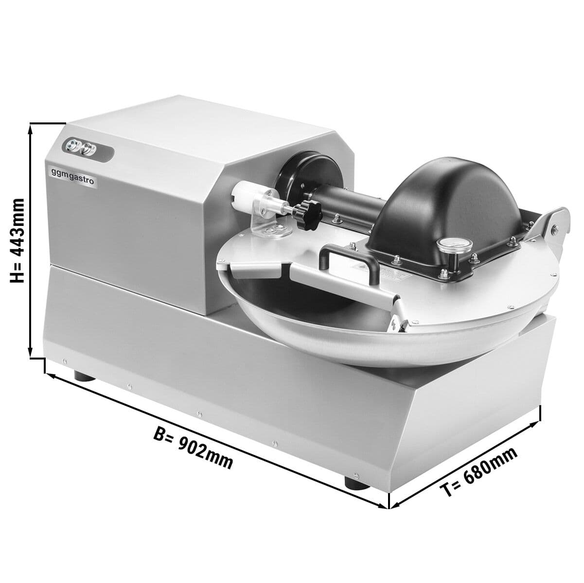 Horizontální kutr - 12L - 750W - 230V - 1140ot./min