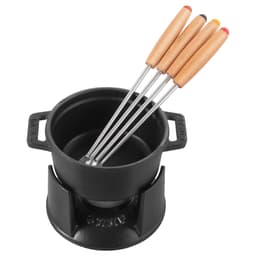 STAUB | SPECIALITIES - Mini Fondue set - Ø 100 mm - černý