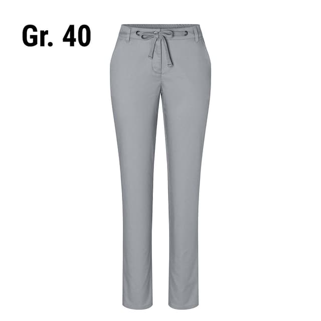 Karlowsky - Ladies Chino Pants Modern Stretch - Steel Grey - Size: 40