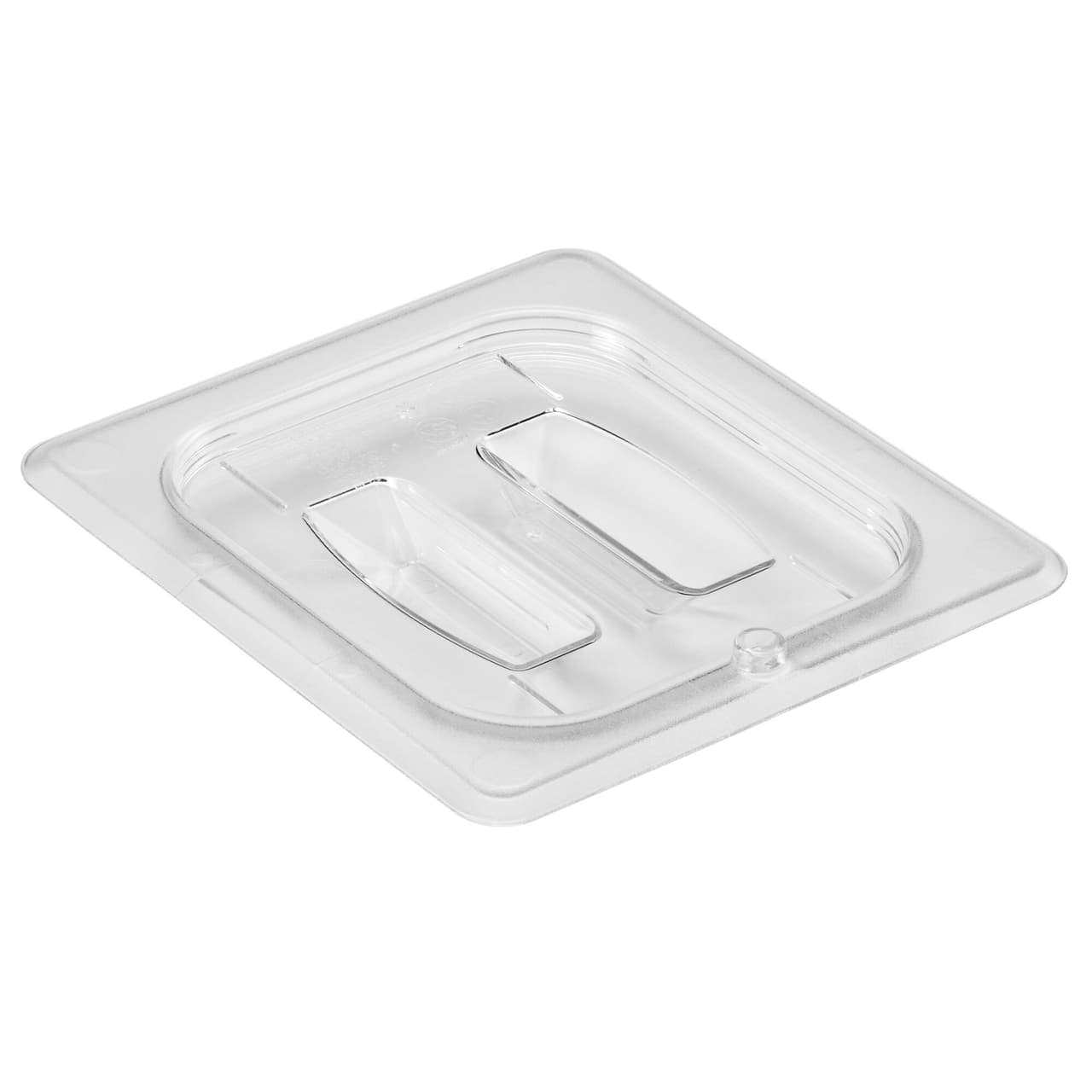 (6 kusů) CAMBRO | Camwear® polykarbonátový GN kryt 1/6 - s rukojetí - čirý