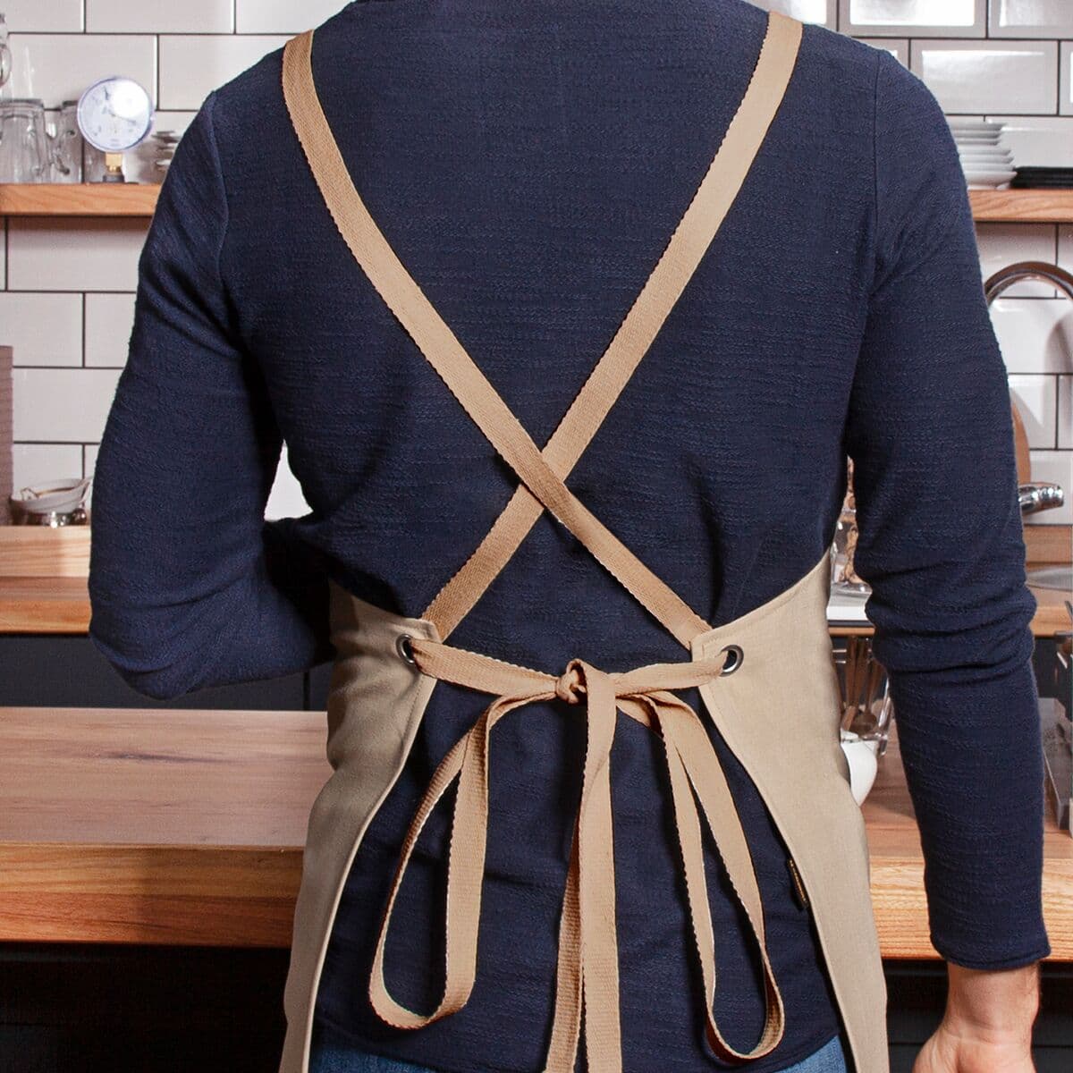 Karlowsky - Bib Apron Urban-Nature - Pebble Gray