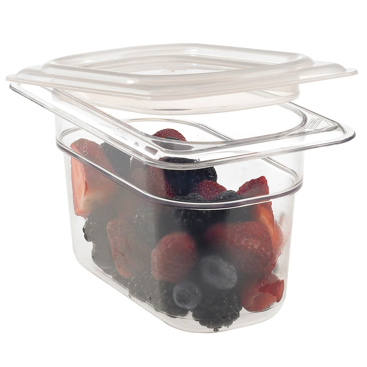 (6 kusů) CAMBRO | Polykarbonátový nádoba Camwear® GN 1/9 - čirá - hloubka 100 mm