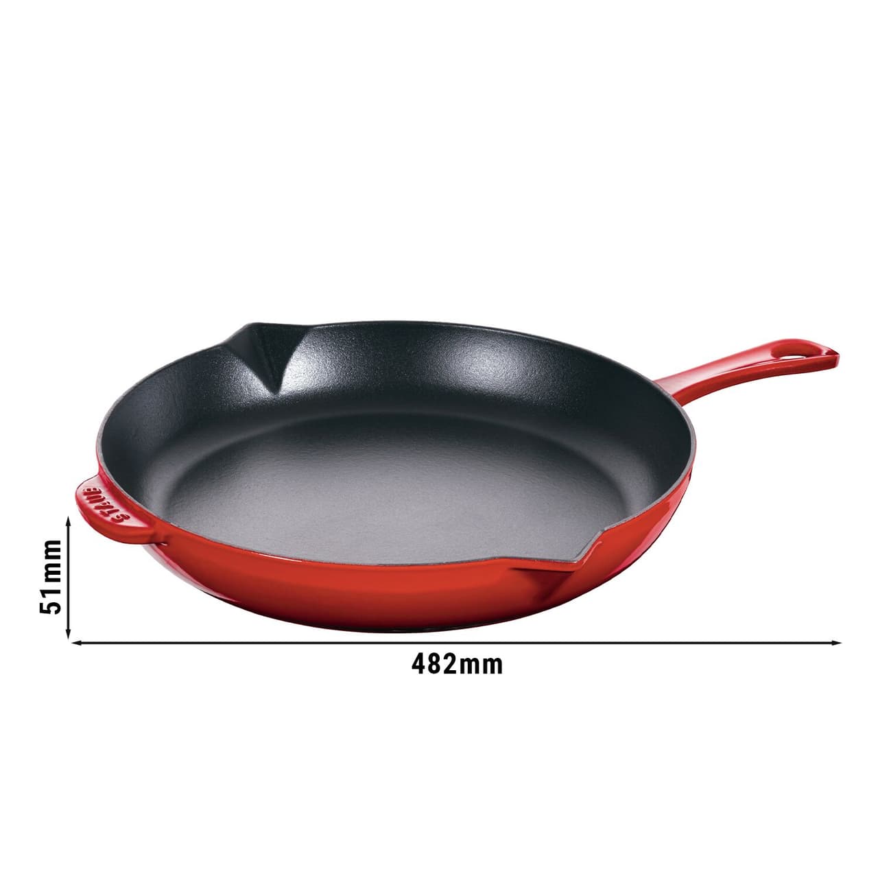 STAUB | PANS - Pánev s výlevkou - Ø 260 mm - litina