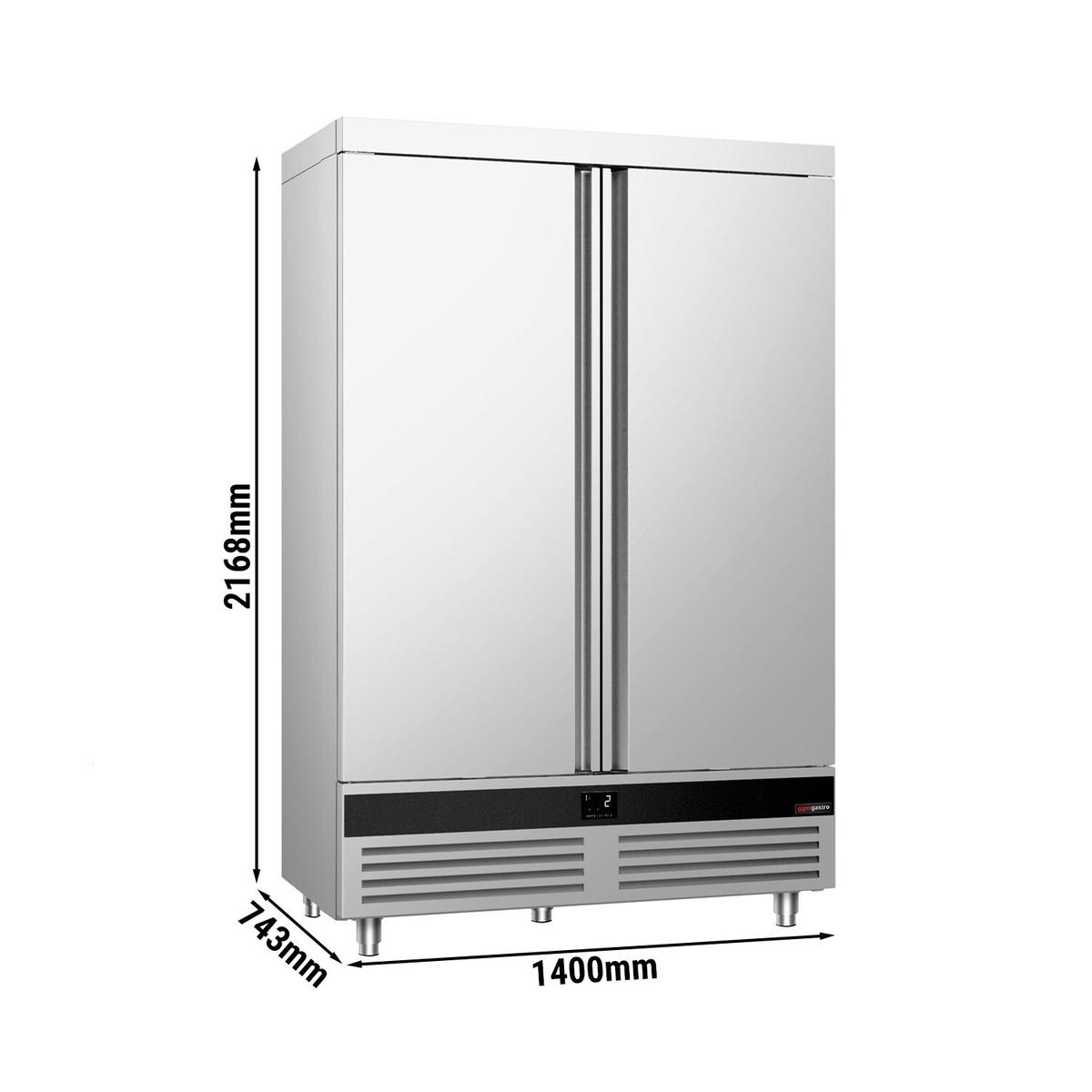 Refrigerator Stainless Steel - 1400 litres - with 2 doors