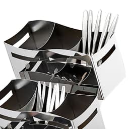 Cutlery tray - with 3x3 shelves Chrome