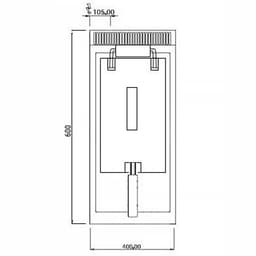 Elektro Fritteuse - 10 Liter - 9 kW - inkl. Unterbau mit 1 Tür