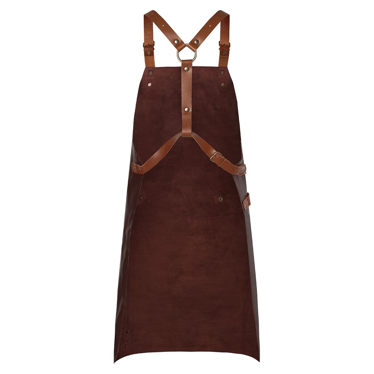 Karlowsky - Leather Bib Apron X-Style - Mocha