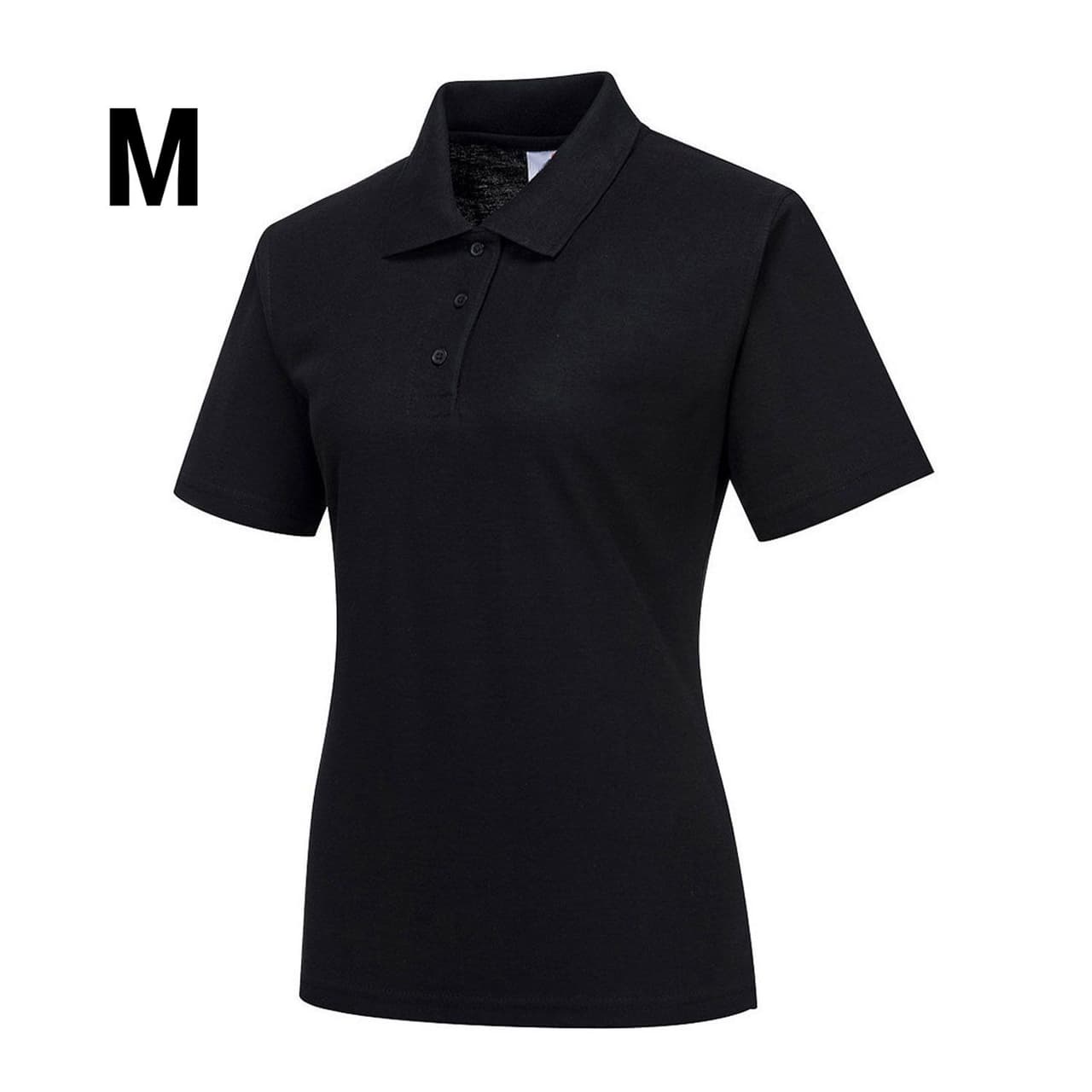 Ladies Polo Shirt - Black - Size: M