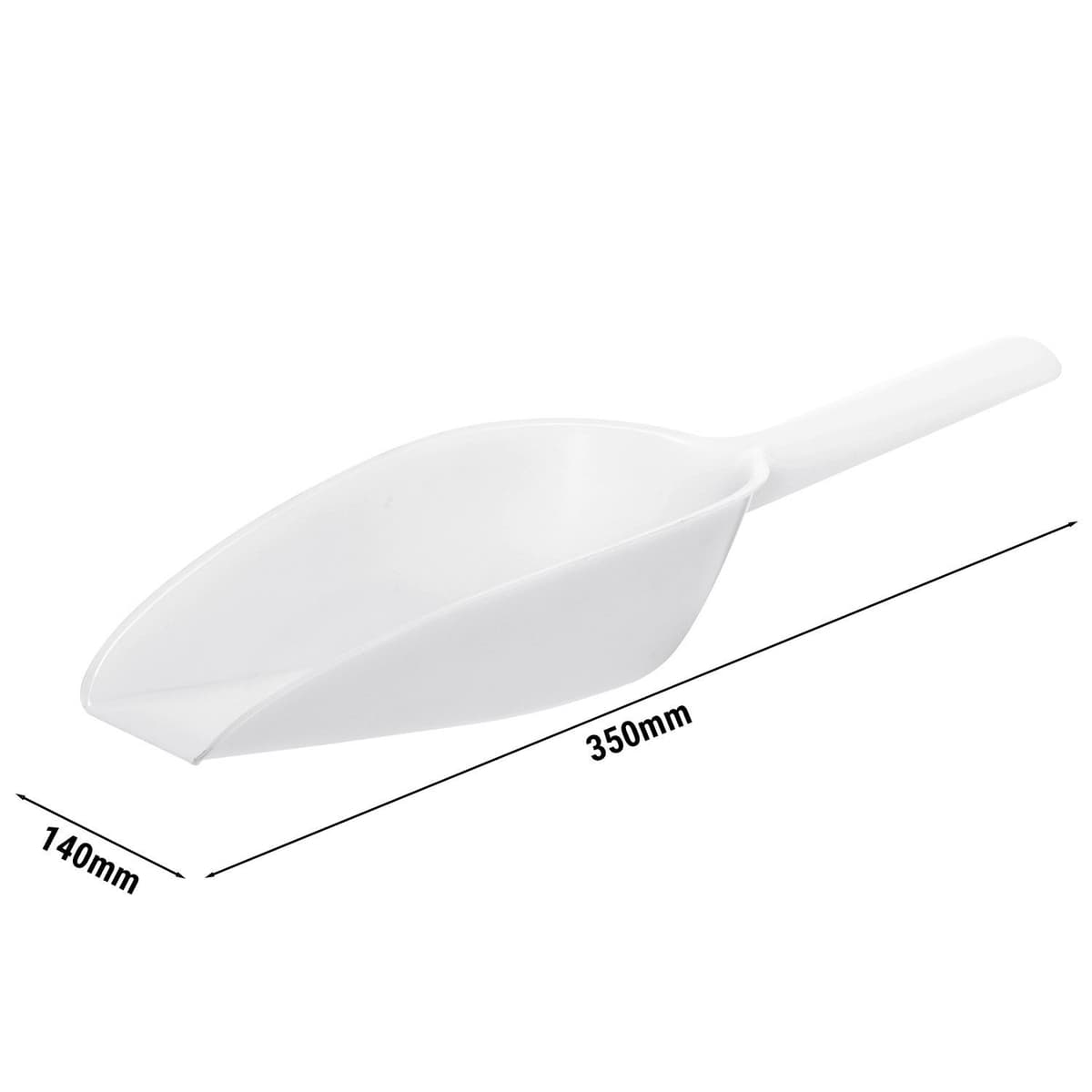 Ice scoop for ice cube machine - large	