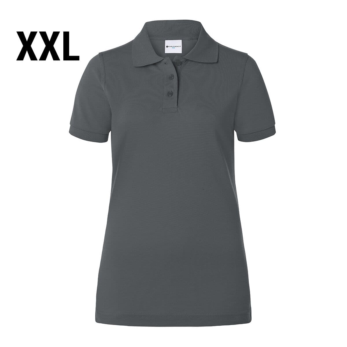 (6 pieces) Karlowsky - Ladies Workwear Poloshirt Basic - Anthracite - Size: 2XL