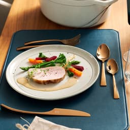 STAUB | DINING LINE - Talíř - mělký - Ø 150 mm - keramika - bílý lanýž