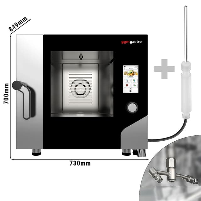 Kombidämpfer - Touch - 5x GN 1/1 - mit Waschsystem & Temperaturfühler