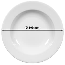 (6 pieces) Seltmann Weiden - Salad plate - Ø 190 mm