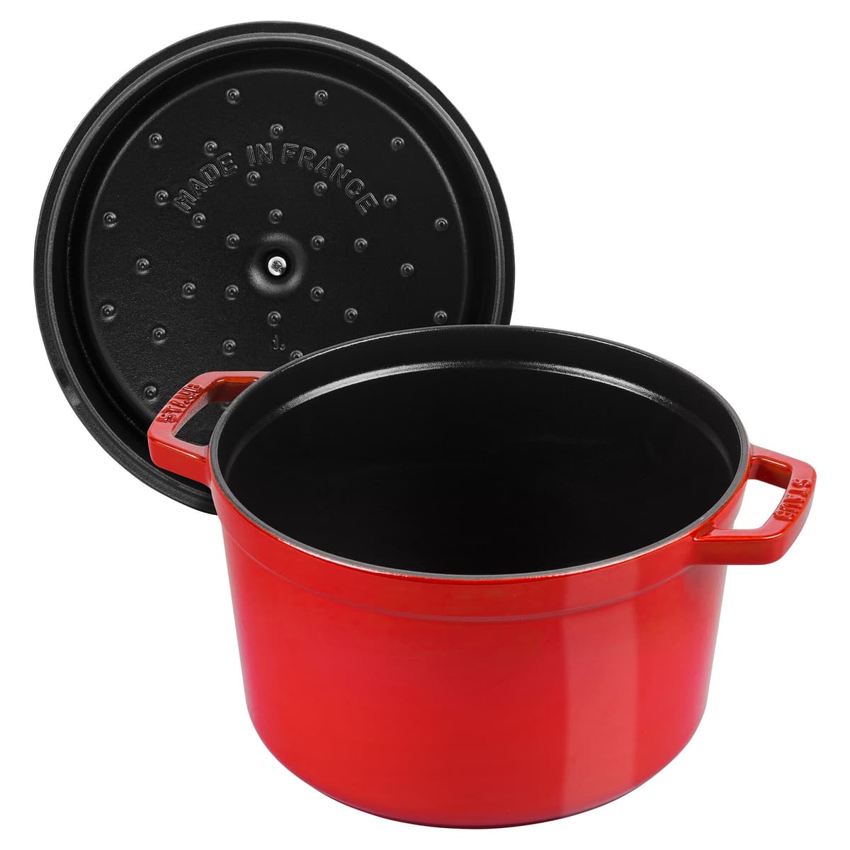 STAUB | LA COCOTTE - kokotka - Ø 240 mm - litina - třešňově červená