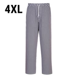 Bromley chef's trousers - check - size: 4XL	