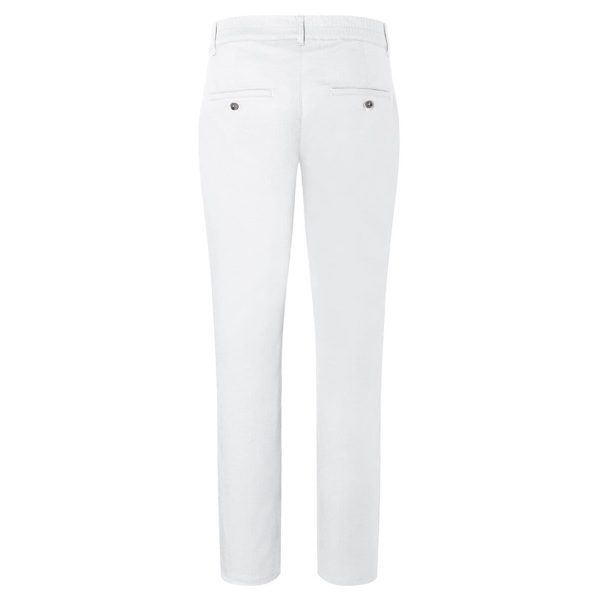 (6 pieces) Karlowsky - Men's Chino Pants Modern Stretch - White - Size: 60