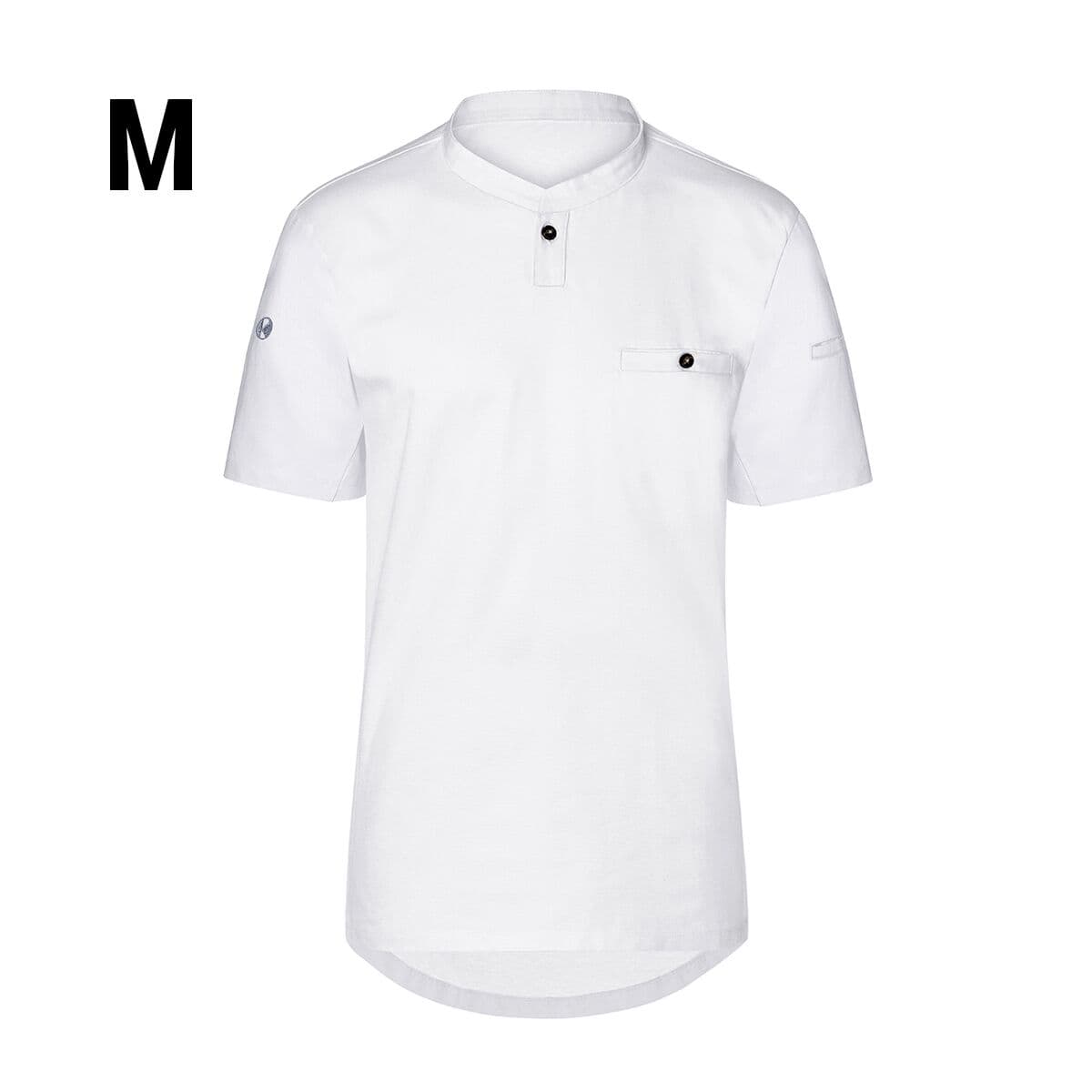 (6 pieces) Karlowsky - Short Sleeve Men's Work Shirt Performance - White - Size: M	