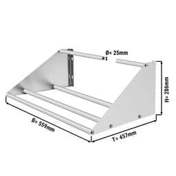 Wall shelf for sink baskets - 560mm - 1 shelf