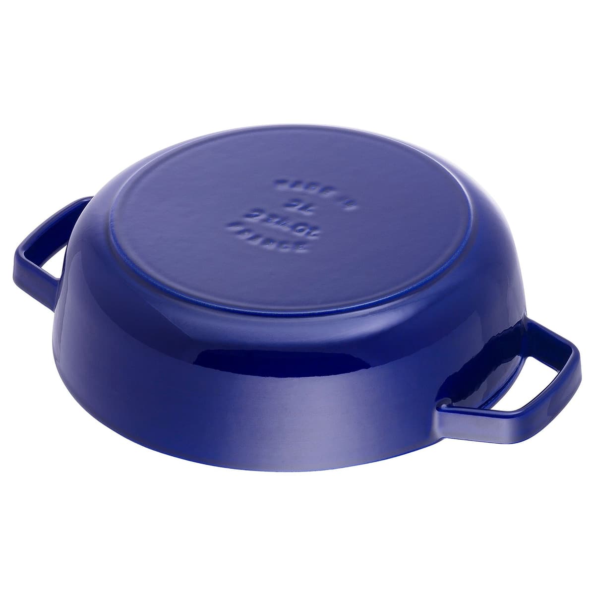 STAUB | BRAISERS - Pečicí hrnec s kapkovitou strukturou Chistera - 280 mm - litina - tmavě modrý