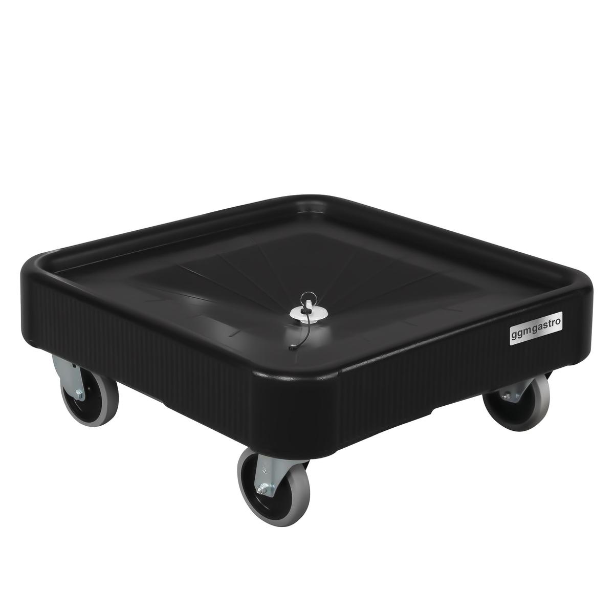 Transport trolley for sink baskets - 58 x 58 cm - without handle