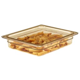 (6 kusů) CAMBRO | H-PAN™ Tepelně odolné ploché kryty GN 1/2 - jantar