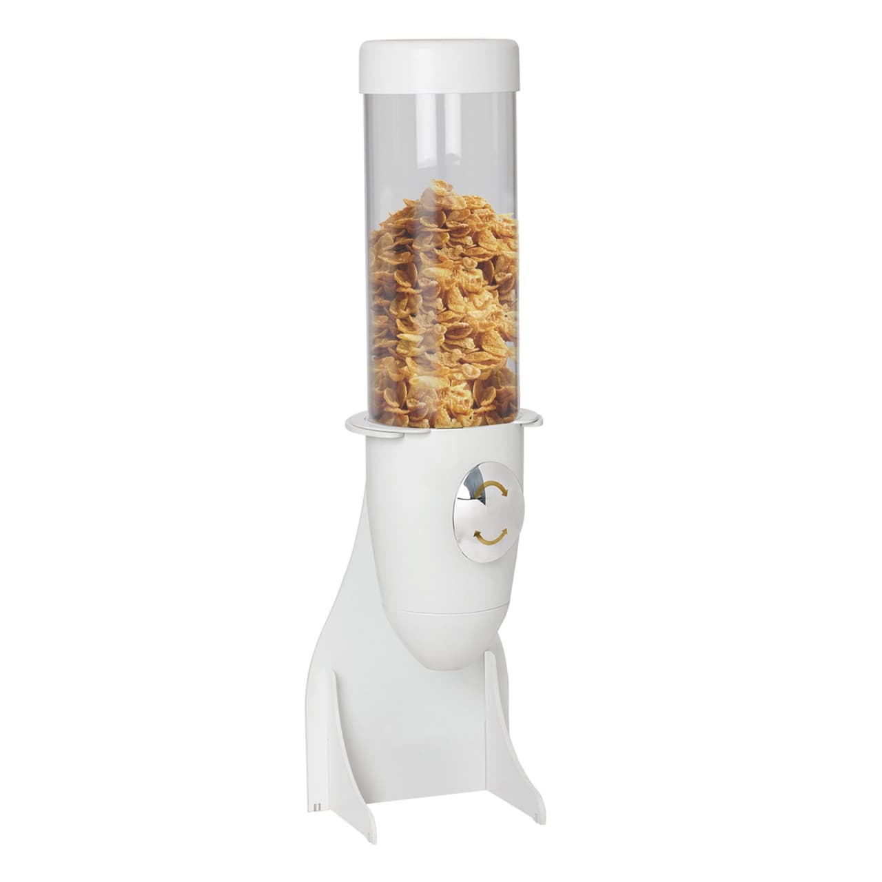 Muesli & Cornflakes Dispenser - Ø 115mm - White - Rotary Dispenser