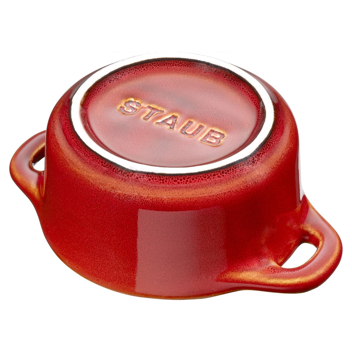 STAUB | CERAMIQUE - mini kokotka - Ø 100 mm - kulatá - keramika - antická měď